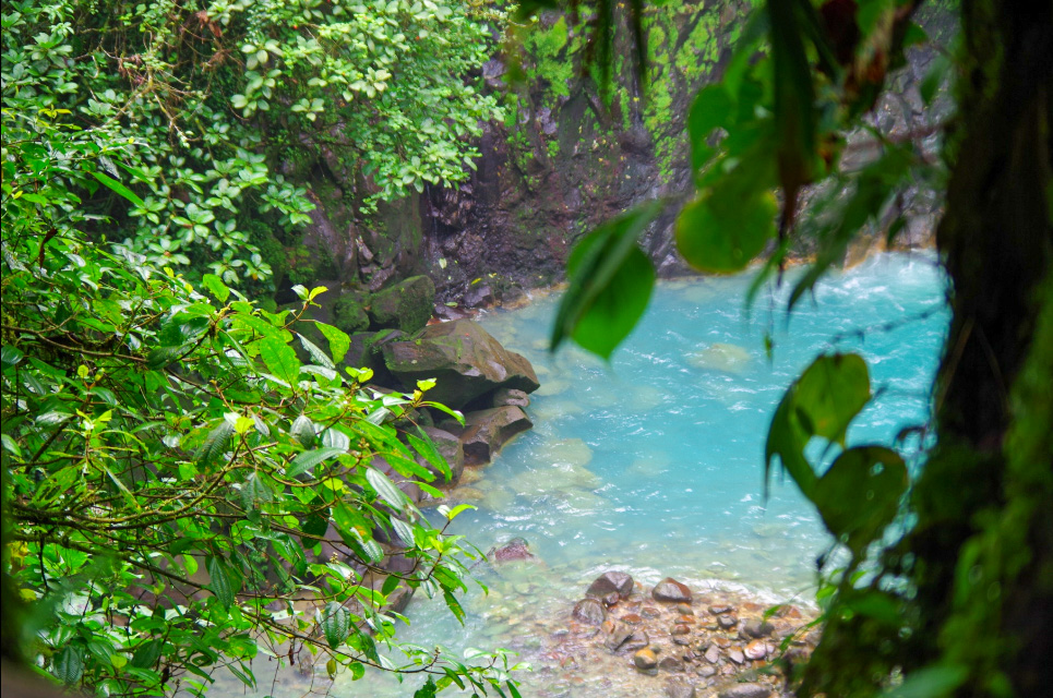 Costa Rica - Rio Celeste - lagon