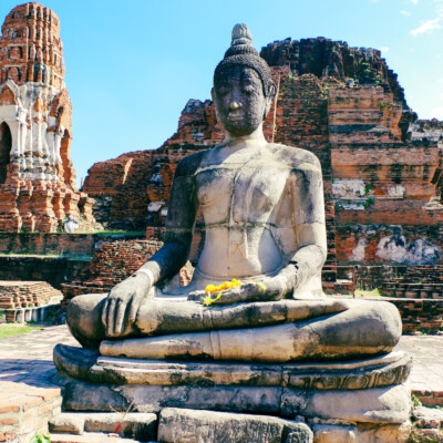 Thaïlande - Ayutthaya - statue